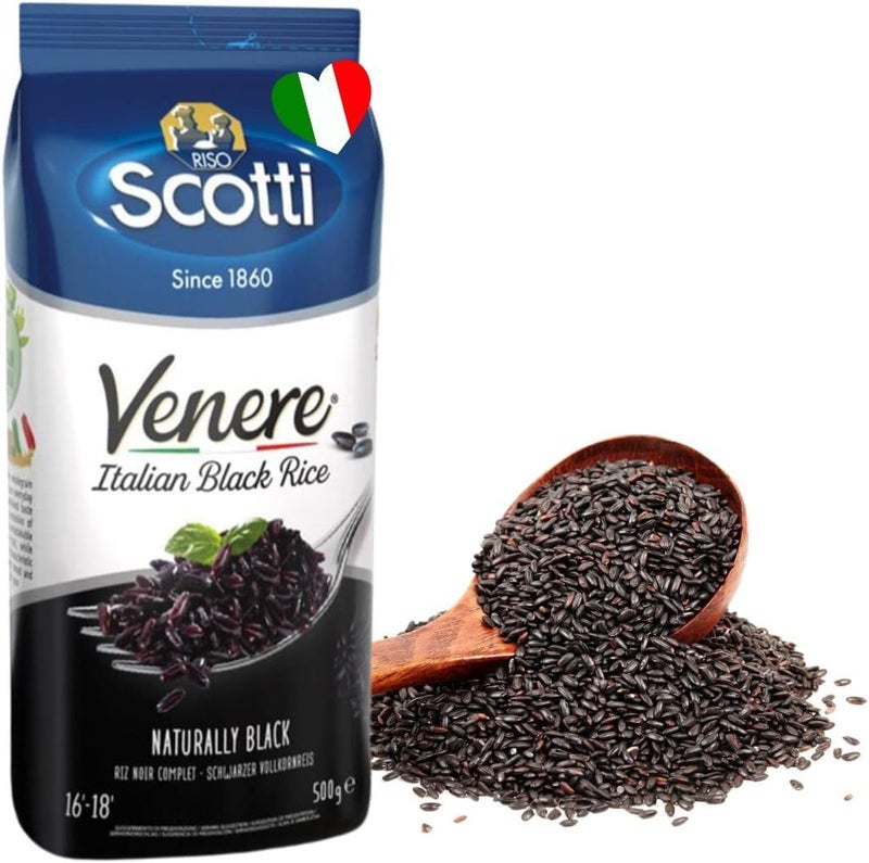 Riso Scotti Venere Italian Black Rice - 500g - Image 1